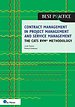 Contract management in project management and service management - the CATS RVM methodology Contract management in project management and service management - the CATS RVM methodology