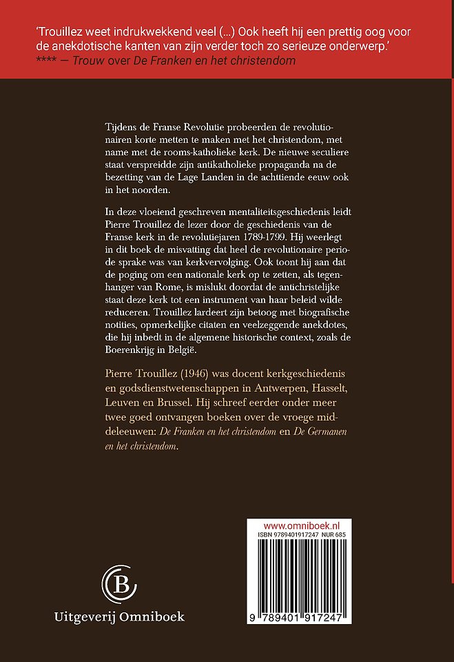 De Franse revolutie en het christendom