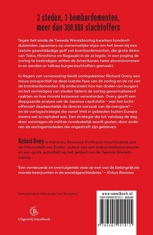 Regen van verwoesting