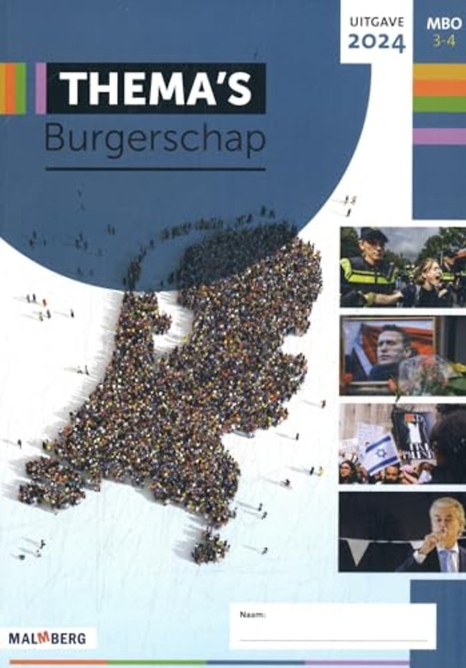Thema's Burgerschap MBO 3-4 (2024-2025) les/werkboek folio