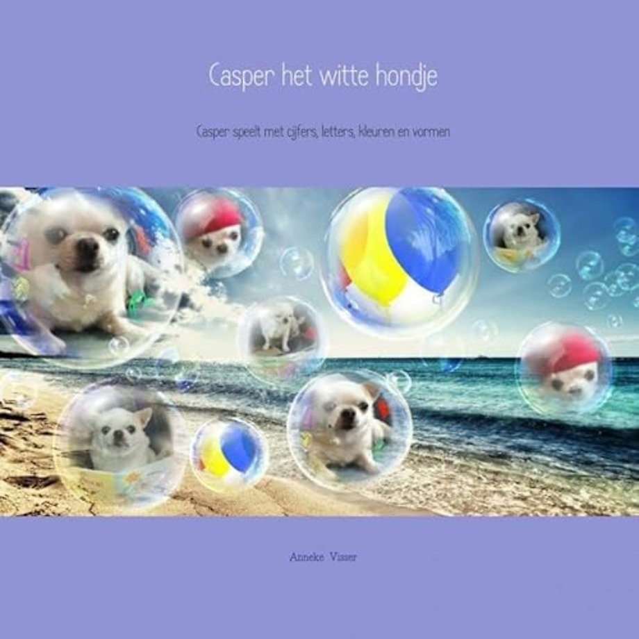 Casper het witte hondje