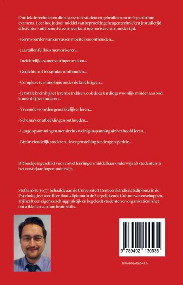 Leren studeren met geheugentechnieken