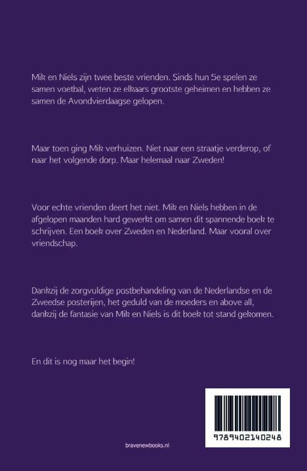 Mik en Niels in de bergen