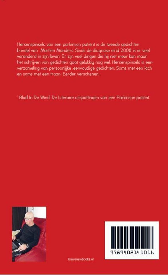 Hersenspinsels van een Parkinson patiënt