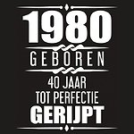 1984 Geboren 40 Jaar Tot Perfectie Gerijpt