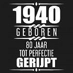 1944 Geboren 80 Jaar Tot Perfectie Gerijpt