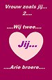 Vrouw zoals jij.......Wij twee....