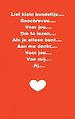 Lief Klein bundeltje