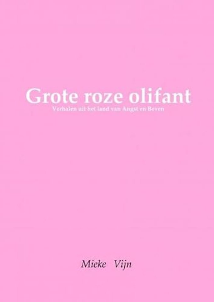 Grote roze olifant