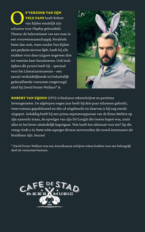 Natte witte asperges