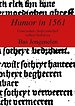 Humor in 1561