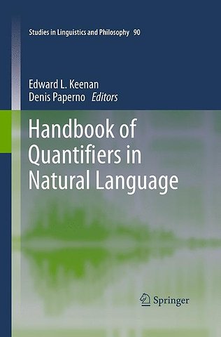 Handbook of Quantifiers in Natural Language