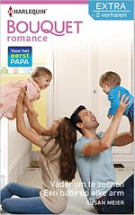 Vader om te zoenen ; Een baby op elke arm