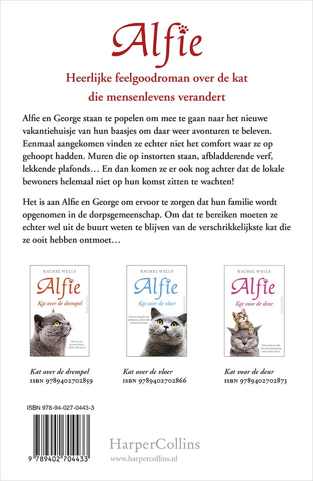Kat op vakantie