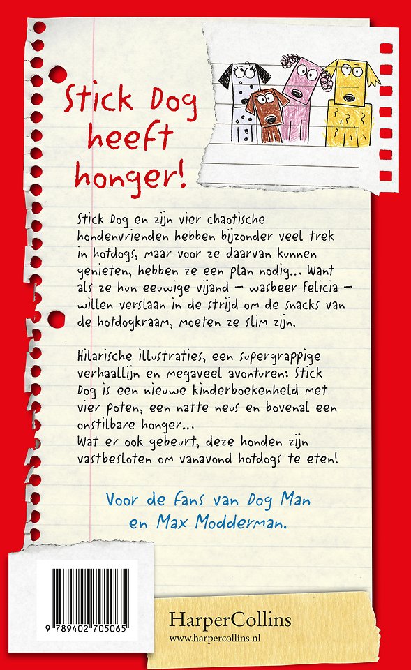 Stick Dog wil een hotdog