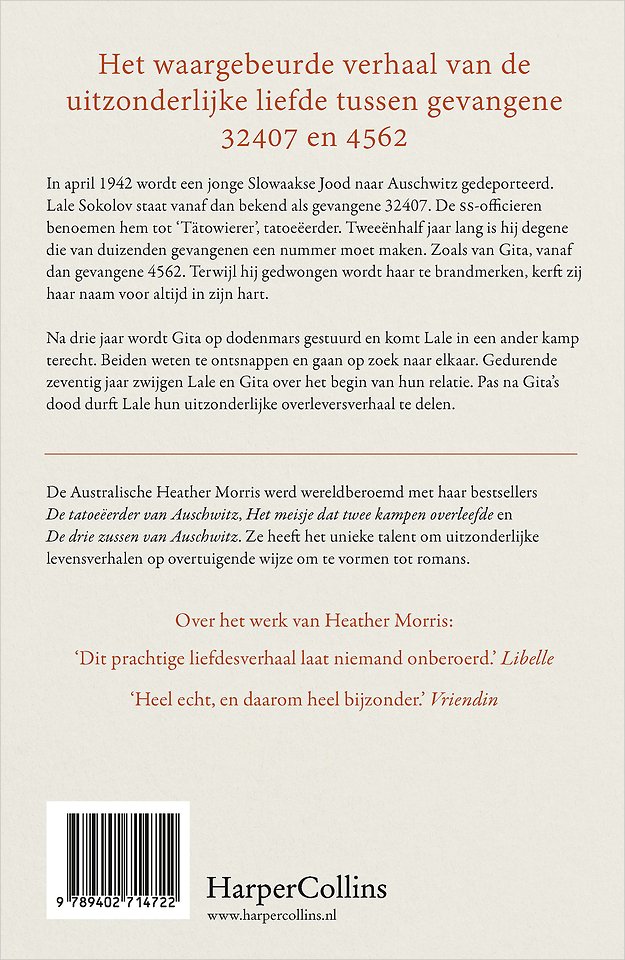 De tatoeëerder van Auschwitz