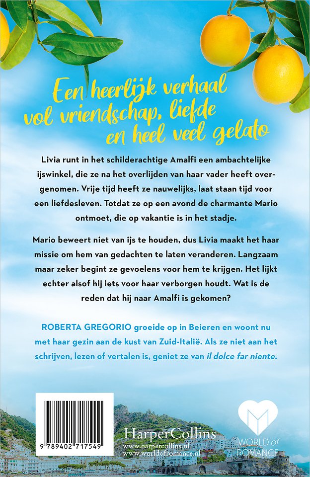 De gelateria aan de kust