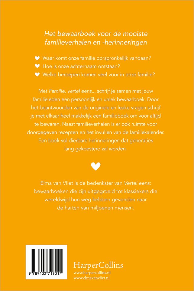 Familie, vertel eens