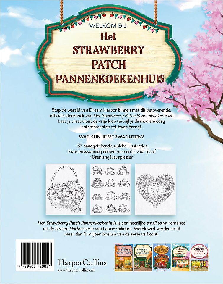 Het Strawberry Patch Pannenkoekenhuis-kleurboek