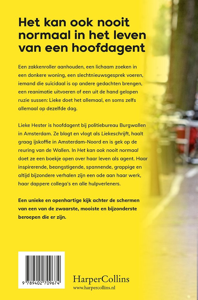 Het kan ook nooit normaal
