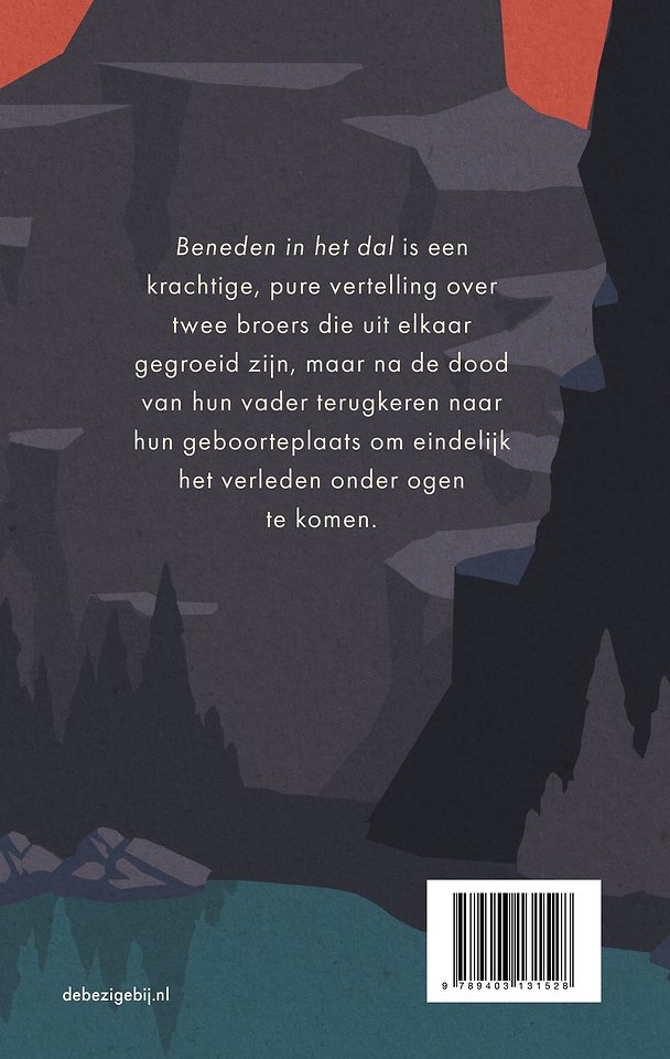Beneden in het dal