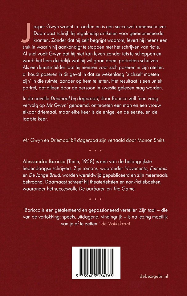 Mr Gwyn en Driemaal bij dageraad