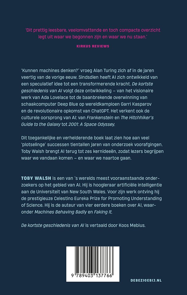 De kortste geschiedenis van AI