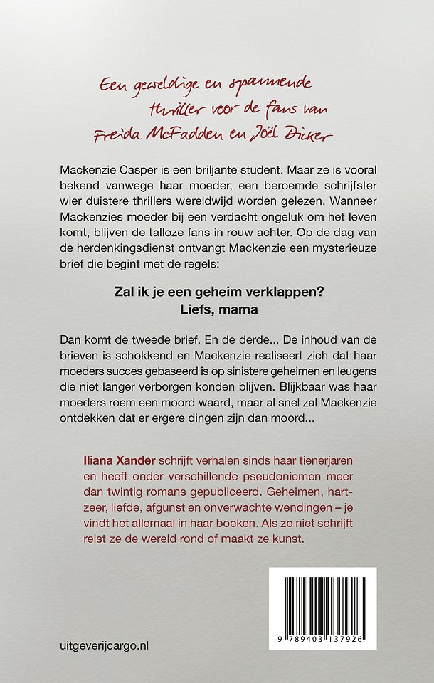Liefs, mama