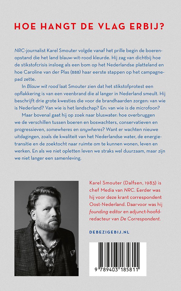 Blauw wit rood