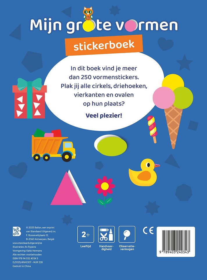 Mijn grote vormenstickerboek
