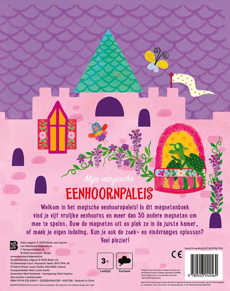 Magneetboek: Mijn magische eenhoornpaleis