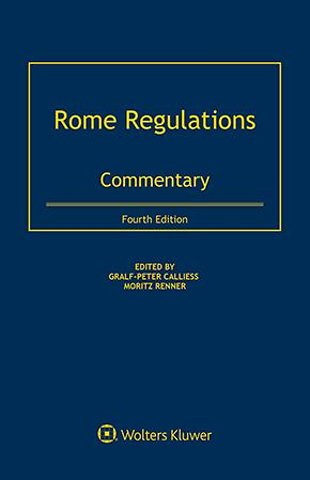 Rome Regulations: Commentary
