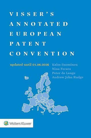Visser's Annotated European Patent Convention 2026 Edition