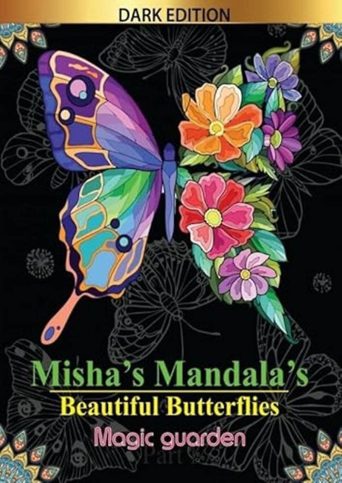 Misha's mandala's: Beautiful butterflies Magic garden