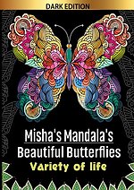 Misha's mandala's: Beautifull butterflies Variety of life