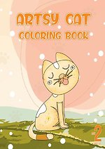 Artsy cat coloring book