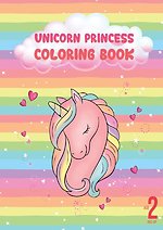 Unicorn princess coloring book
