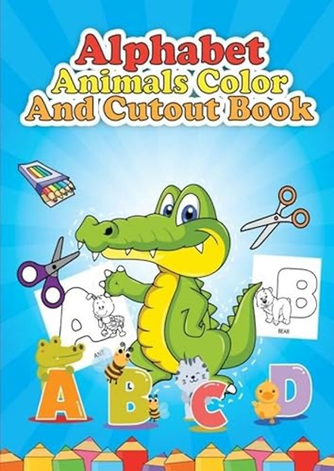 Alphabet dieren Color and cutout