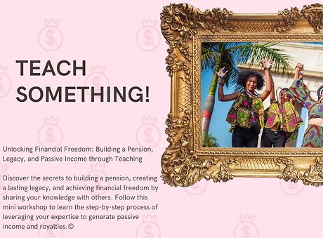 Teach something!