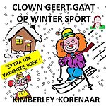 Clown Geert gaat op Wintersport