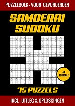 Samoerai Sudoku - Puzzelboek met 75 Puzzels voor Gevorderden