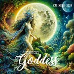 Moon Goddess with Moon phases