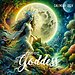 Moon Goddess with Moon phases
