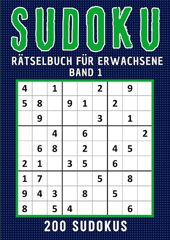 Sudoku Rätselbuch für erwachsene - Band 1