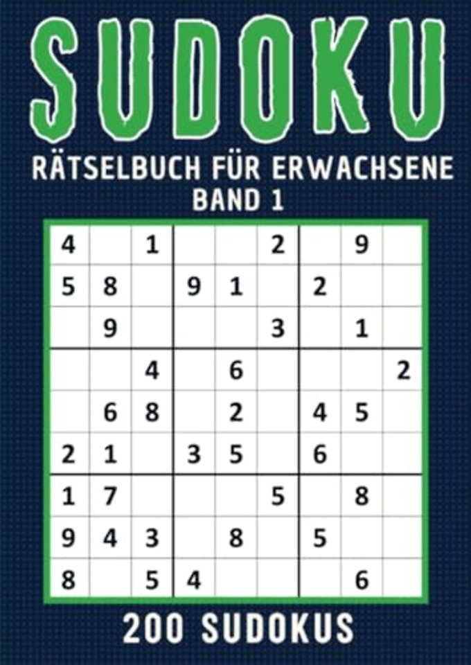 Sudoku Rätselbuch für erwachsene - Band 1