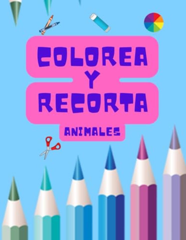 Colorea y Recorta: Animales