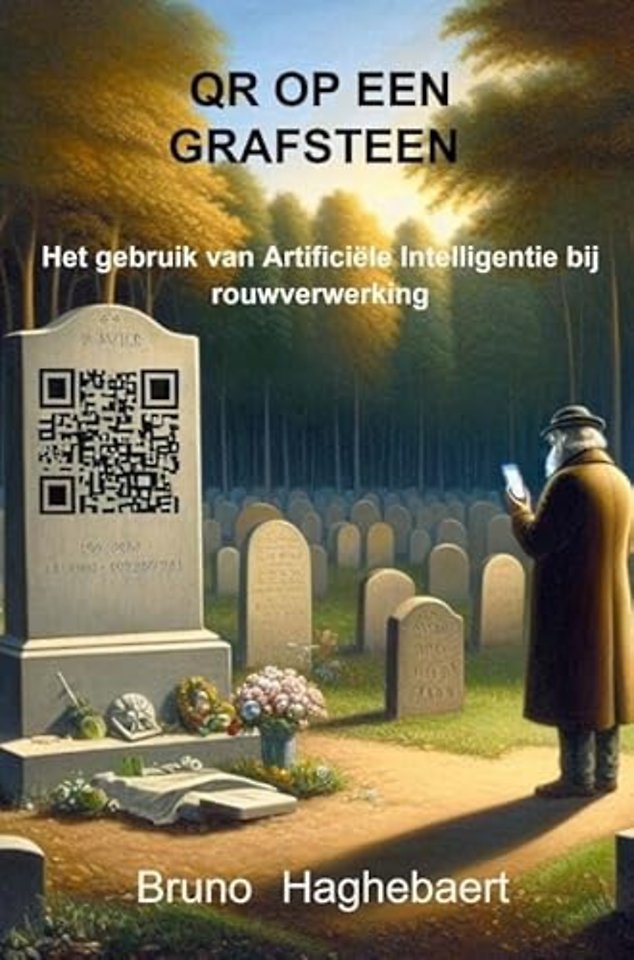 QR op een grafsteen