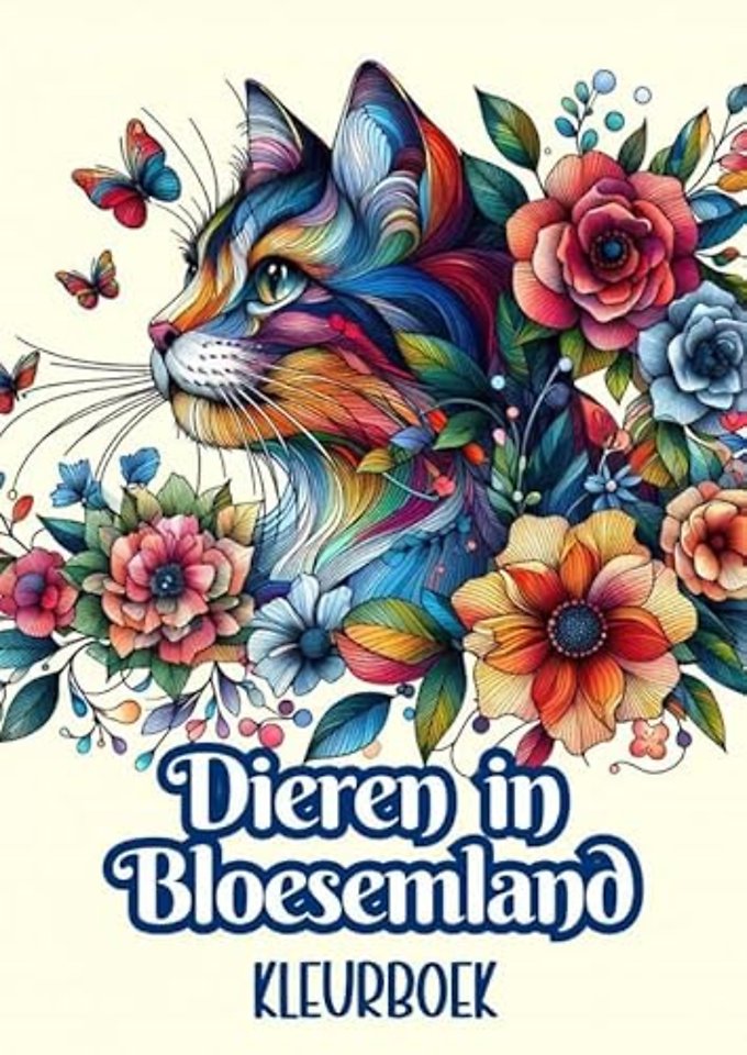 Kleurboek - Dieren in Bloesemland