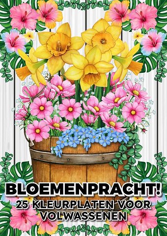 Bloemenpracht! - 25 Kleurplaten voor Volwassenen