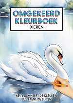 Omgekeerd Kleurboek - Dieren - Het Boek Heeft de Kleuren, Jij Tekent de Lijnen